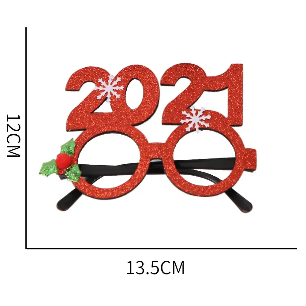 2024 Cross Border Christmas Glasses Tree Snowman Photo Props — feature 18