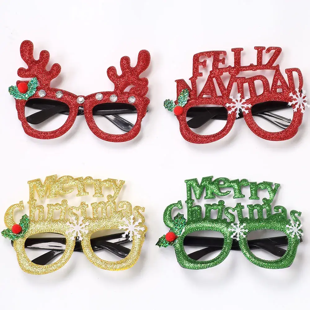 2024 Cross Border Christmas Glasses Tree Snowman Photo Props — feature 5