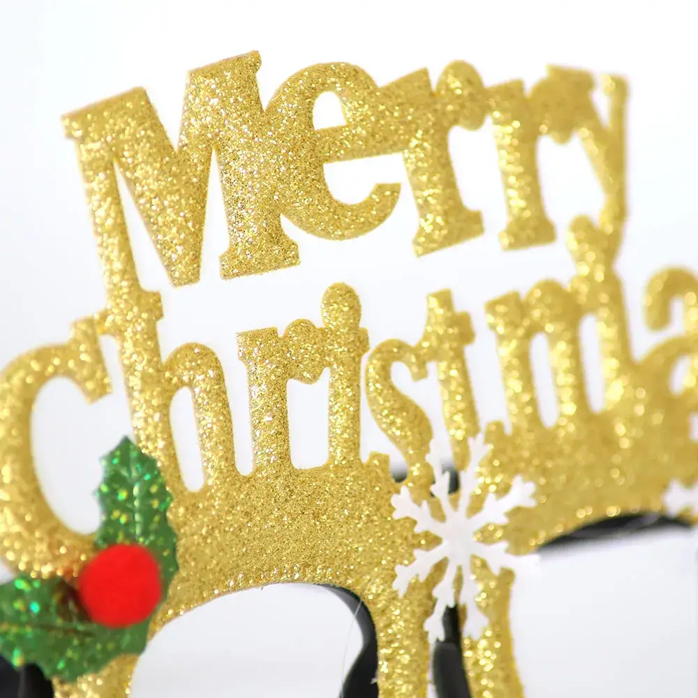 2024 Cross Border Christmas Glasses Tree Snowman Photo Props — feature 54