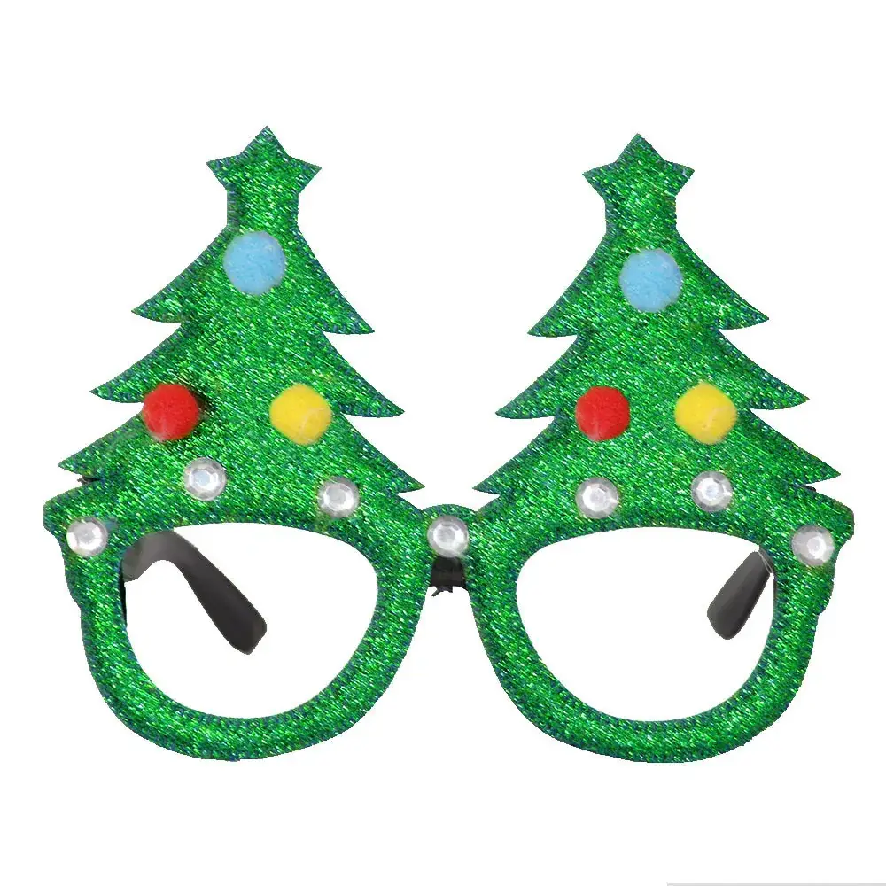 2024 Cross Border Christmas Glasses Tree Snowman Photo Props - Image 12