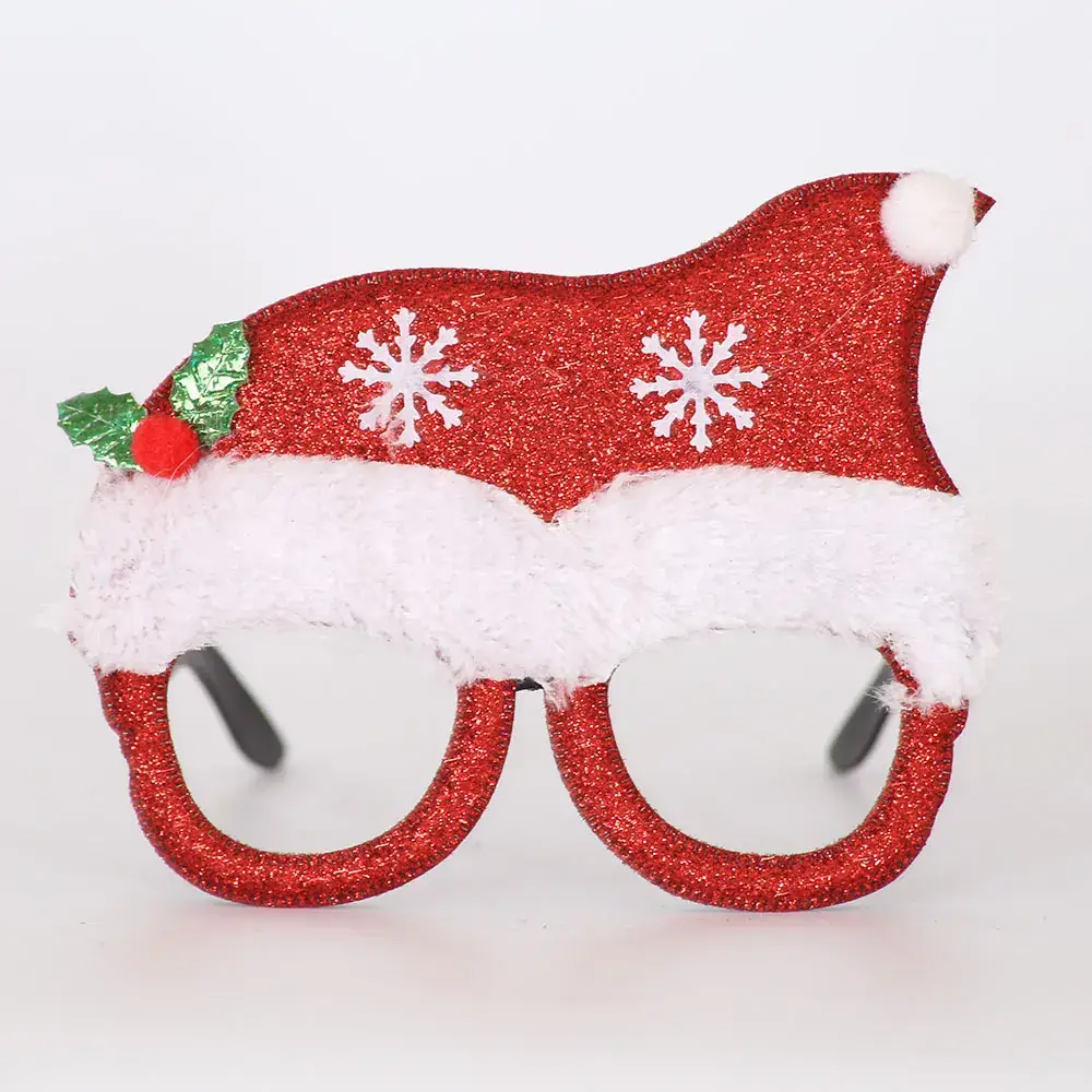 2024 Cross Border Christmas Glasses Tree Snowman Photo Props - Image 13