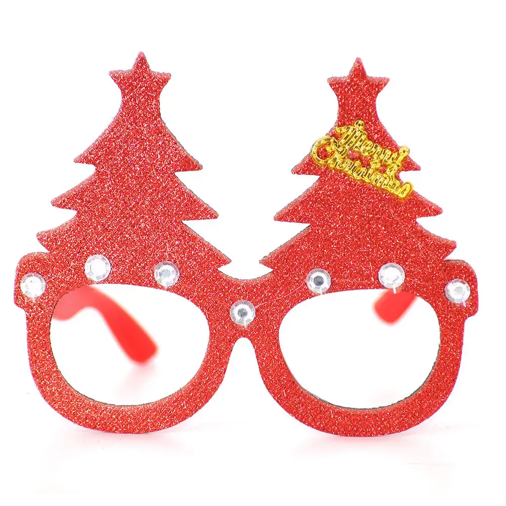 2024 Cross Border Christmas Glasses Tree Snowman Photo Props - Image 29