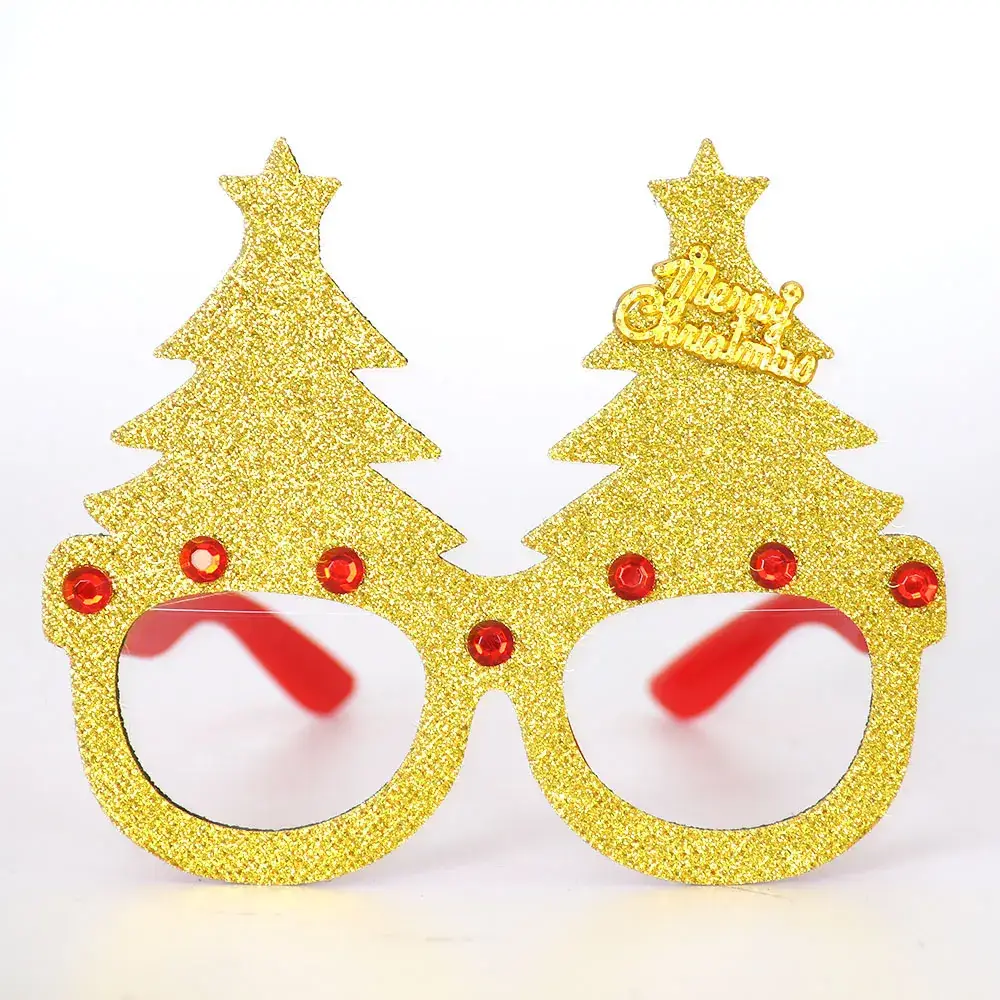 2024 Cross Border Christmas Glasses Tree Snowman Photo Props - Image 30