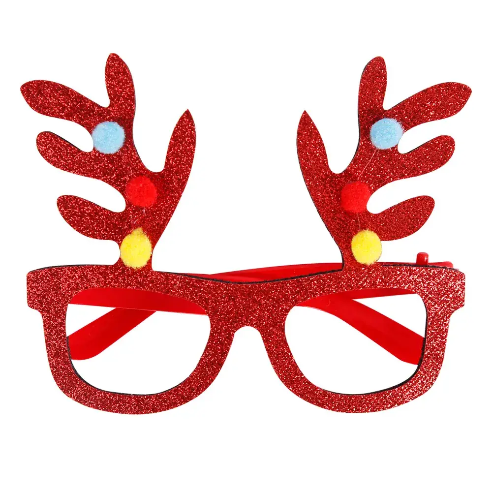2024 Cross Border Christmas Glasses Tree Snowman Photo Props - Image 31