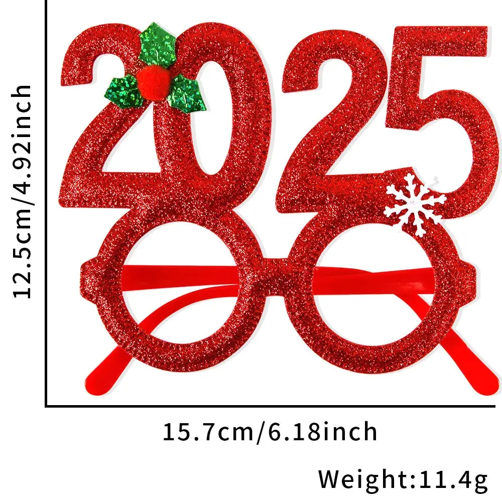 2024 Cross Border Christmas Glasses Tree Snowman Photo Props - Image 7