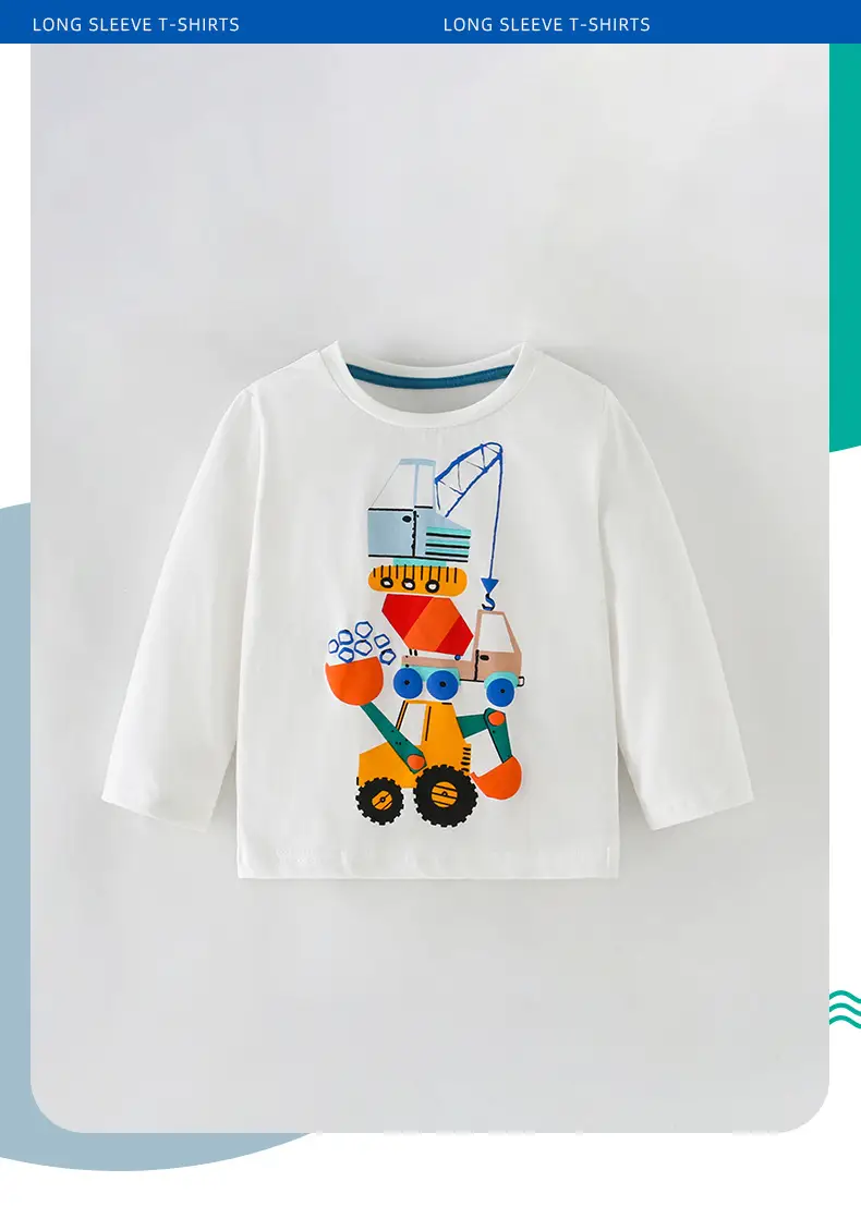 Malwee Boys Cotton T-Shirt White Graphic Print — feature 2