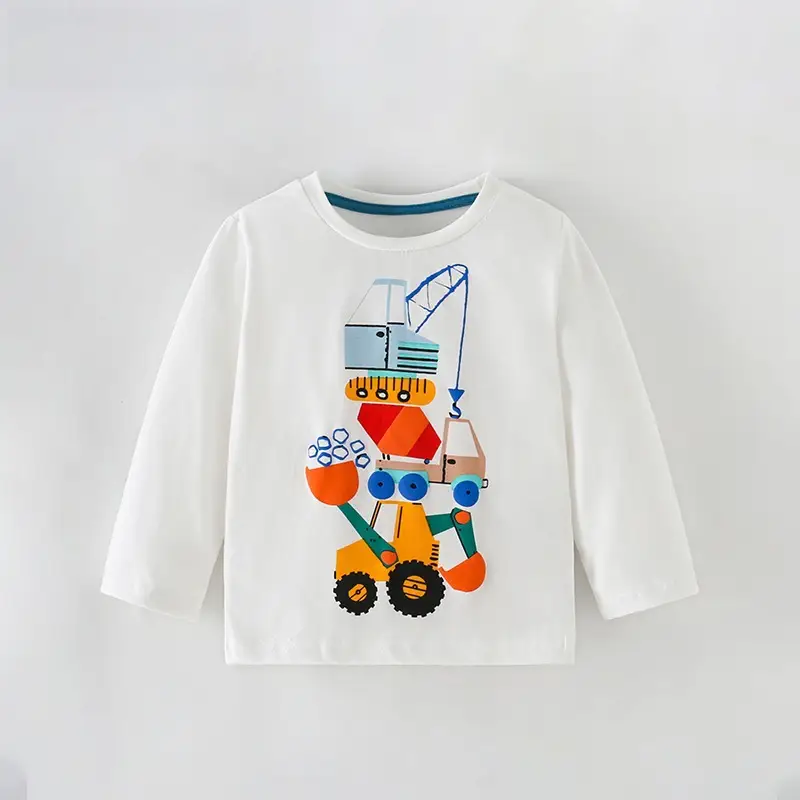 Malwee Boys Cotton T-Shirt White Graphic Print - Image 2