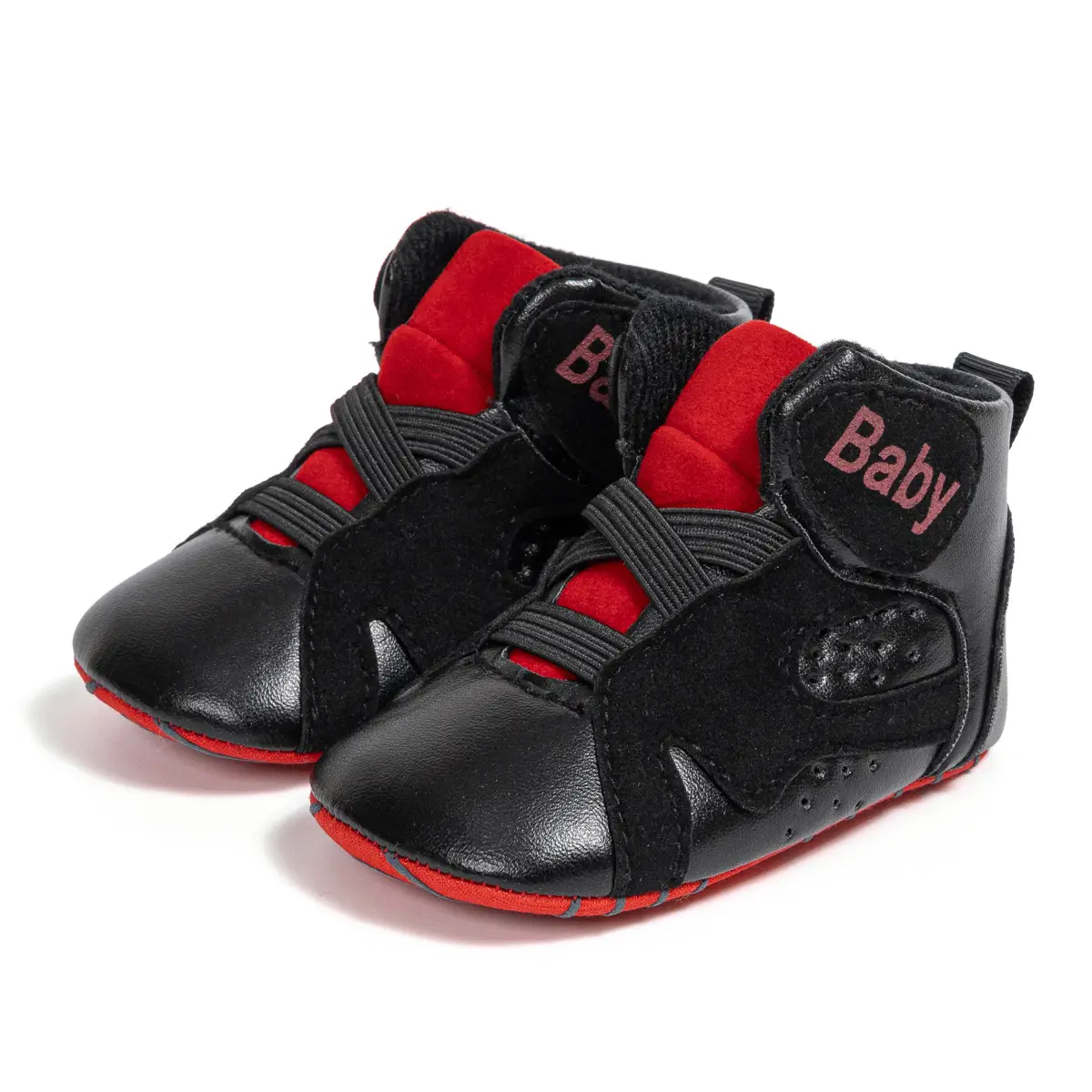 White Elastic Baby Sneakers for Easy Wear