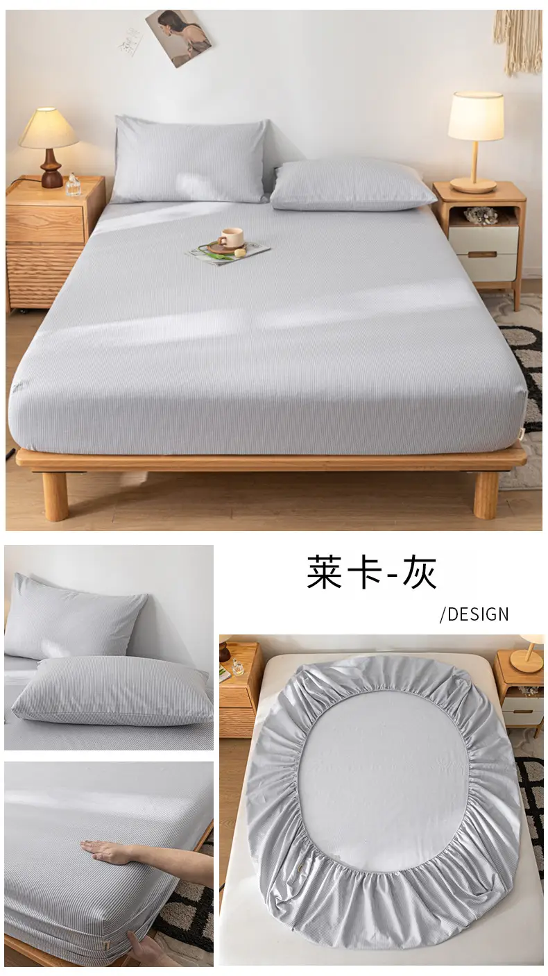 Class A Mother and Infant Grade Cotton Old Coarse Cloth Bed Cover Single-Piece Mattress Protective Cover Cotton Bed Cover Simmons Protective Cover Cover — feature 24