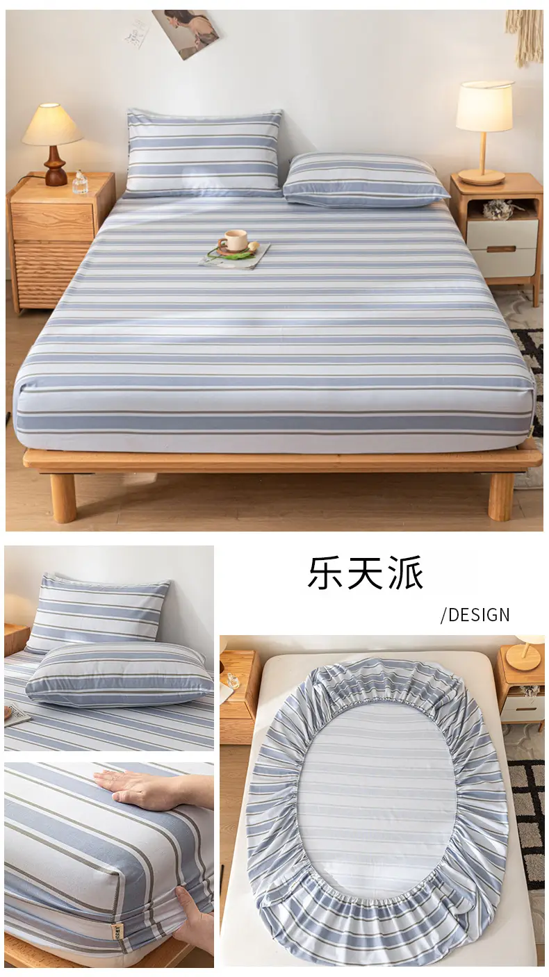 Class A Mother and Infant Grade Cotton Old Coarse Cloth Bed Cover Single-Piece Mattress Protective Cover Cotton Bed Cover Simmons Protective Cover Cover — feature 26