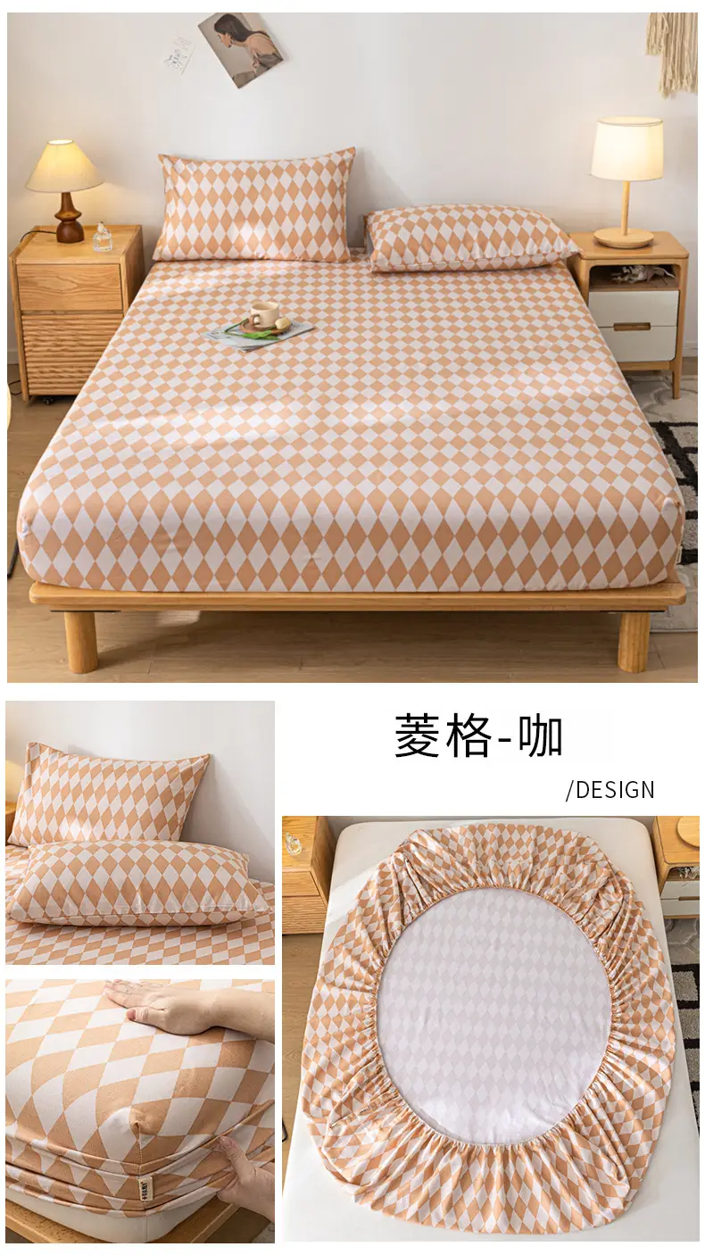 Class A Mother and Infant Grade Cotton Old Coarse Cloth Bed Cover Single-Piece Mattress Protective Cover Cotton Bed Cover Simmons Protective Cover Cover — feature 27