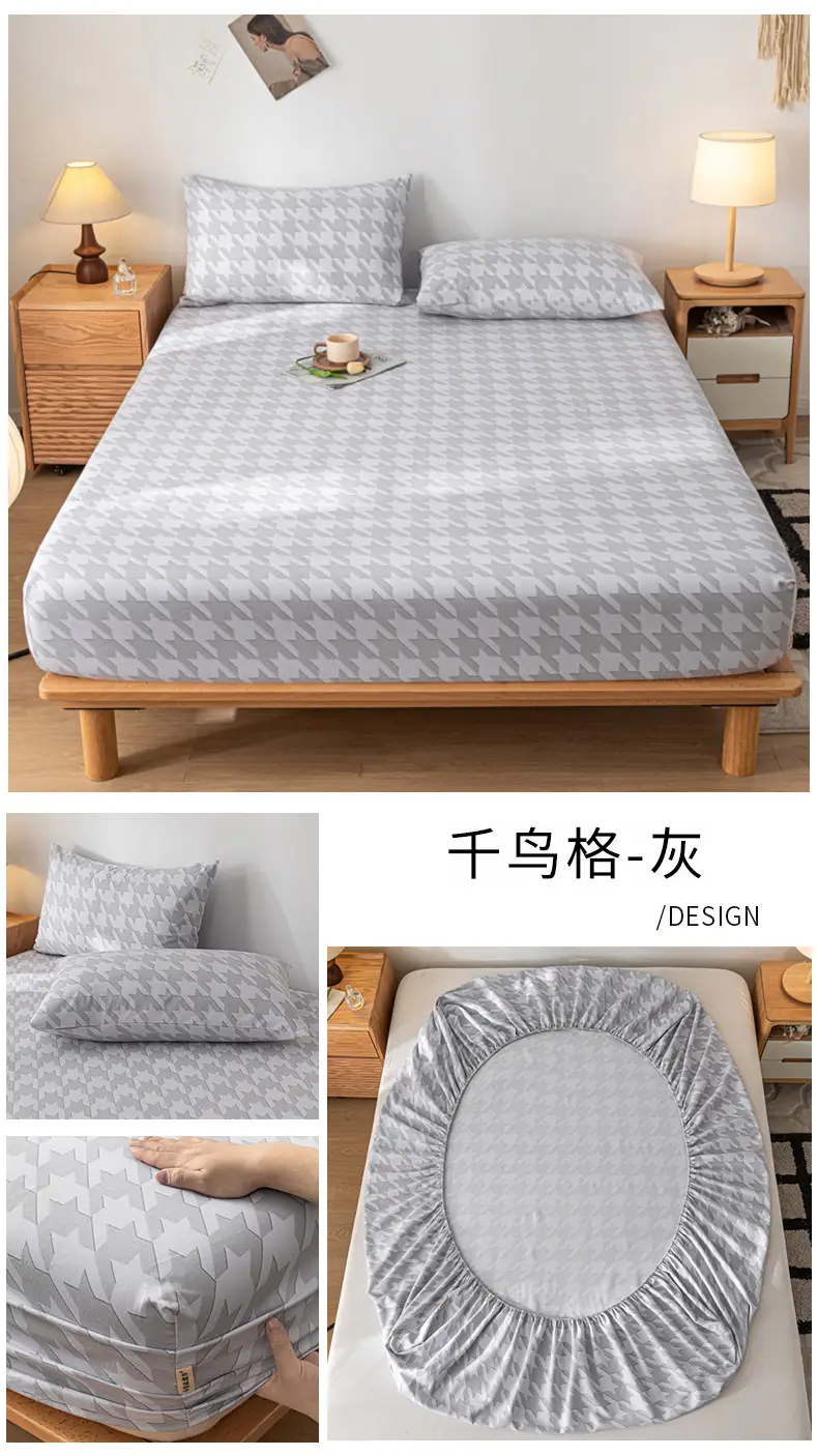 Class A Mother and Infant Grade Cotton Old Coarse Cloth Bed Cover Single-Piece Mattress Protective Cover Cotton Bed Cover Simmons Protective Cover Cover — feature 29
