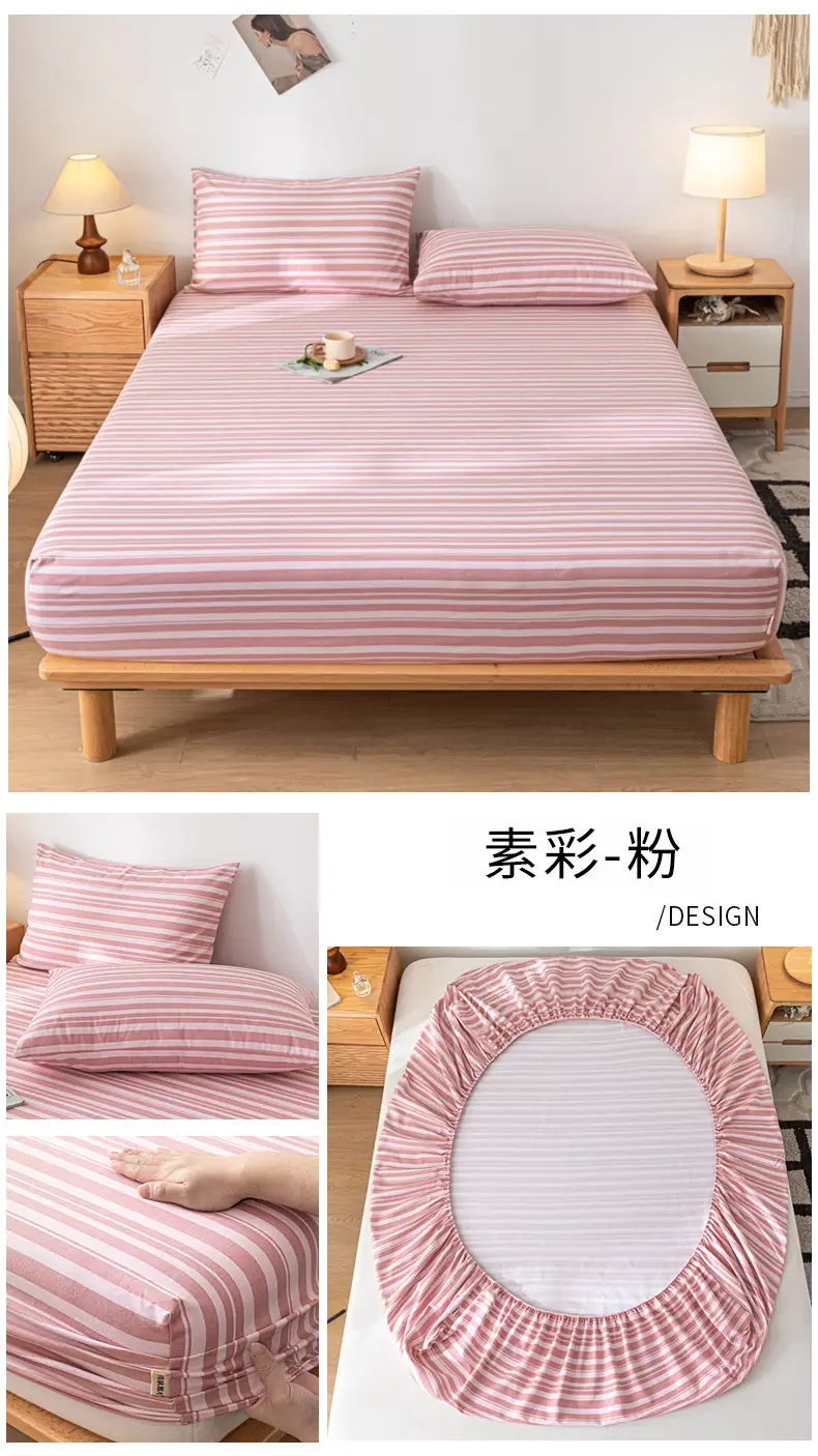 Class A Mother and Infant Grade Cotton Old Coarse Cloth Bed Cover Single-Piece Mattress Protective Cover Cotton Bed Cover Simmons Protective Cover Cover — feature 33