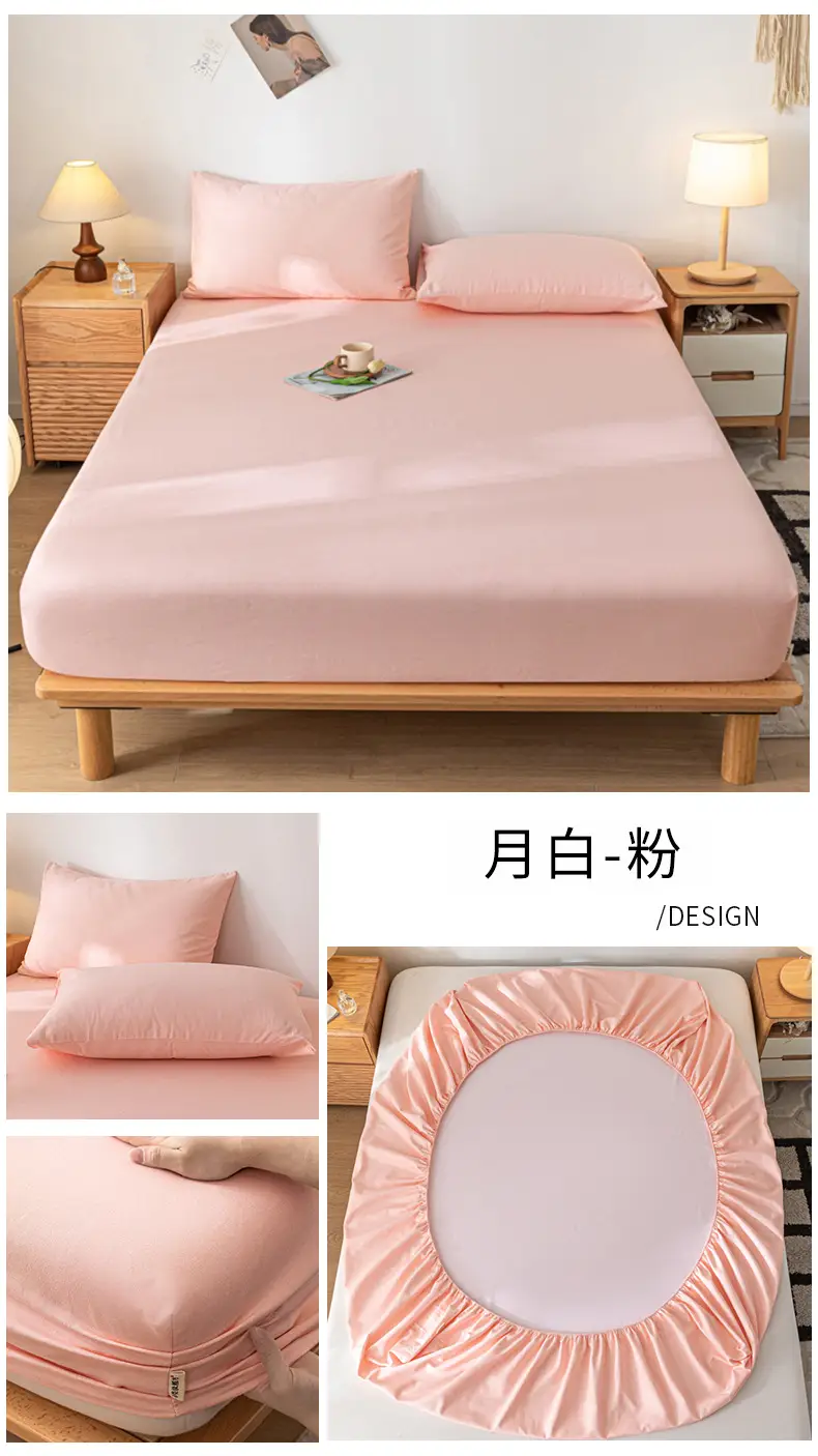 Class A Mother and Infant Grade Cotton Old Coarse Cloth Bed Cover Single-Piece Mattress Protective Cover Cotton Bed Cover Simmons Protective Cover Cover — feature 35