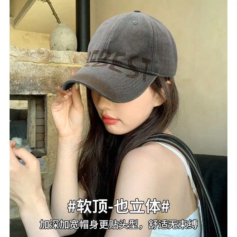 Retro American Style Face Shown Cap Women Sunscreen Wear - Image 10