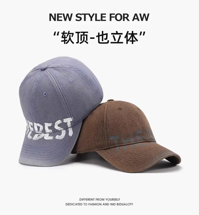 Retro American Style Face Shown Cap Women Sunscreen Wear — feature 7