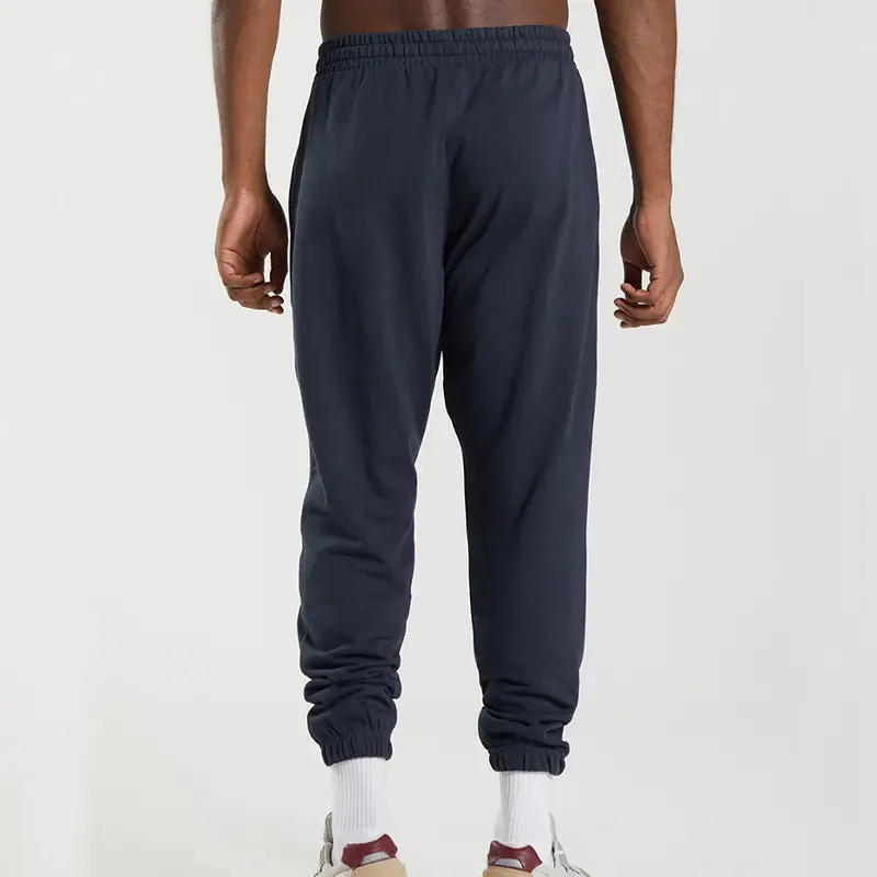 Men's Blue Knitted Casual Pants Spring Summer Loose Leg — feature 11