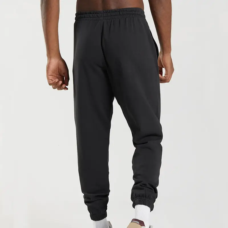 Men's Blue Knitted Casual Pants Spring Summer Loose Leg — feature 15