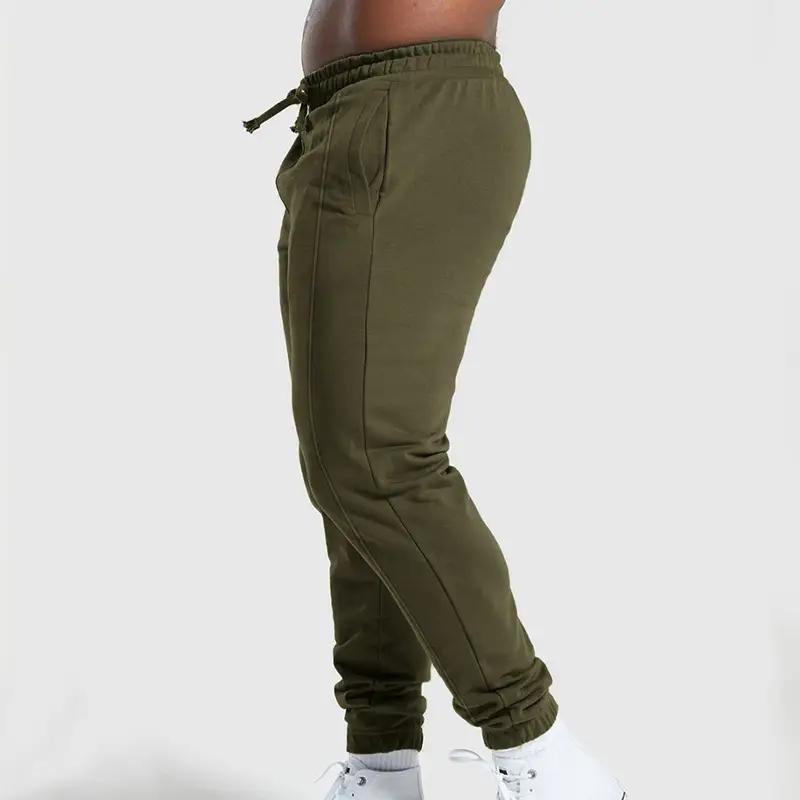 Men's Blue Knitted Casual Pants Spring Summer Loose Leg — feature 17