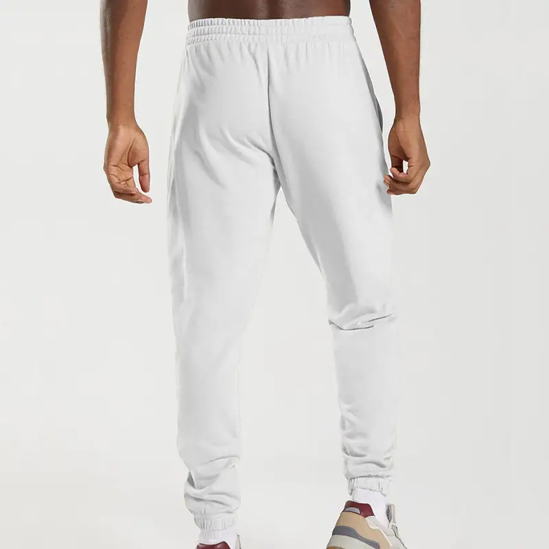 Men's Blue Knitted Casual Pants Spring Summer Loose Leg — feature 7