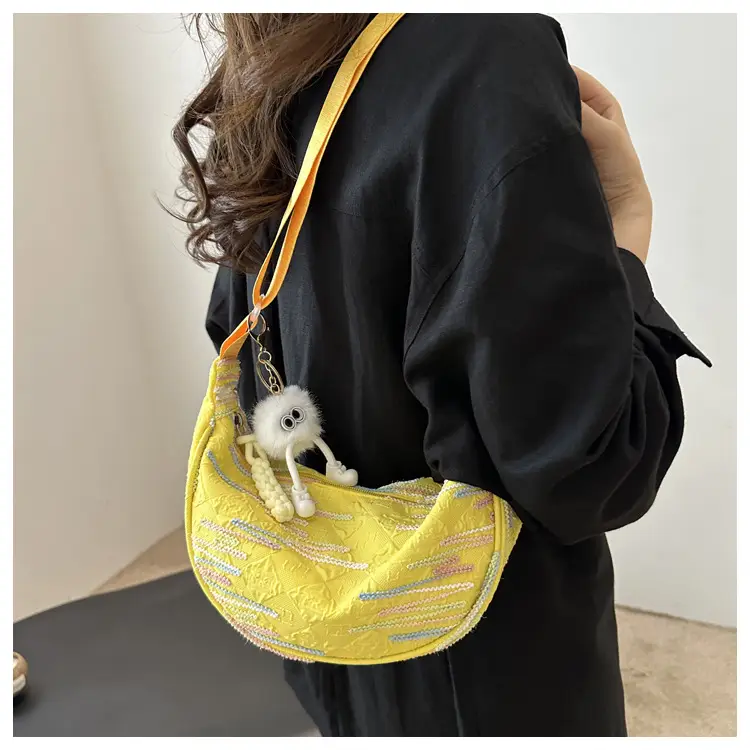 Korean Style Cat Print Shoulder Bag for Women — feature 20