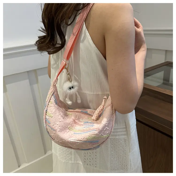 Korean Style Cat Print Shoulder Bag for Women — feature 25