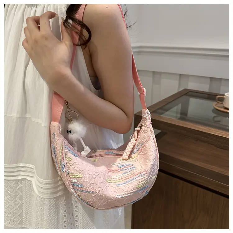 Korean Style Cat Print Shoulder Bag for Women — feature 26