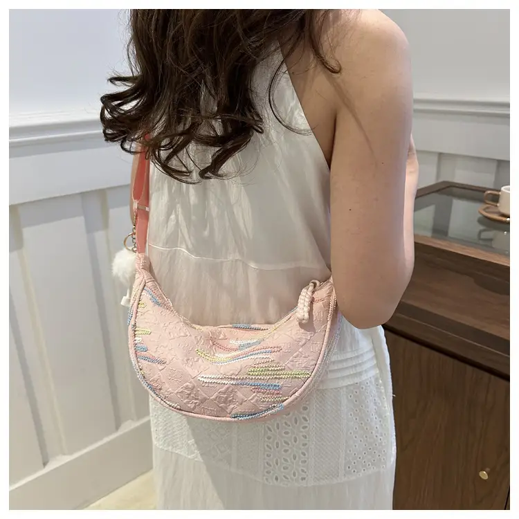 Korean Style Cat Print Shoulder Bag for Women — feature 27