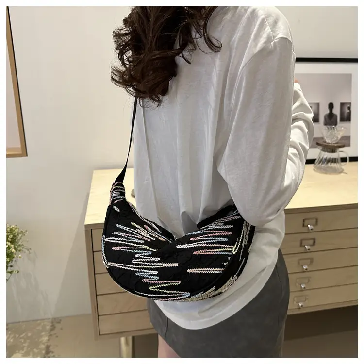 Korean Style Cat Print Shoulder Bag for Women — feature 32