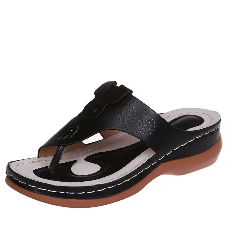 Women Cross-border Leopard Print Flip-Flops Large
