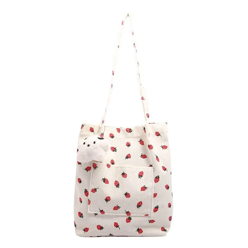 Strawberry Printed Women's Shoulder Bag Summer - Image 9