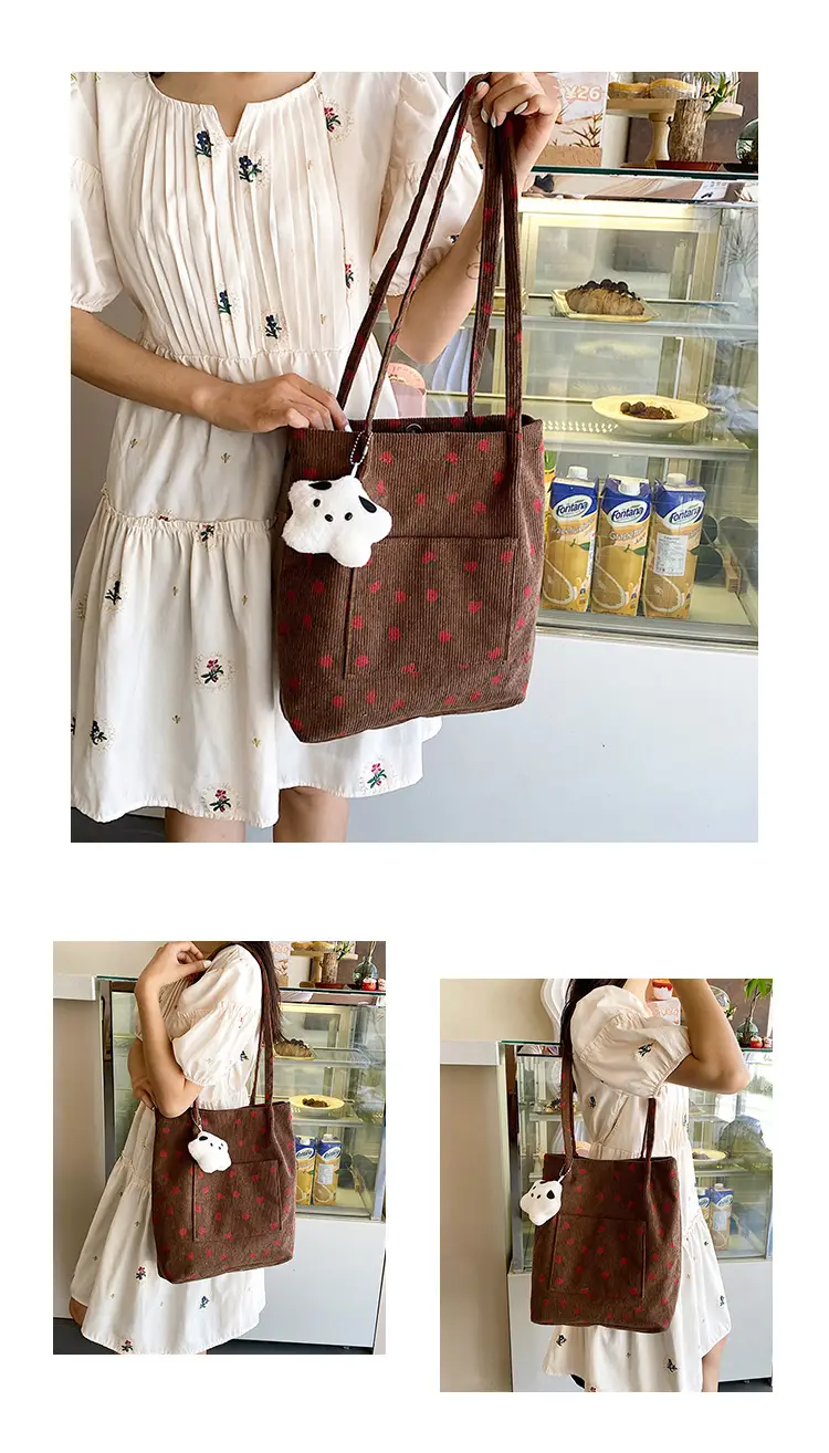 Strawberry Printed Women's Shoulder Bag Summer — feature 11