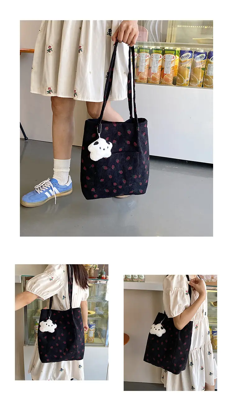 Strawberry Printed Women's Shoulder Bag Summer — feature 12