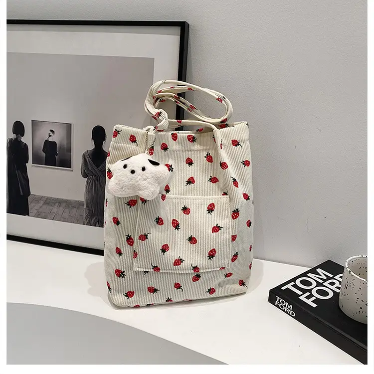 Strawberry Printed Women's Shoulder Bag Summer — feature 25
