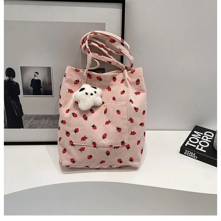 Strawberry Printed Women's Shoulder Bag Summer — feature 29