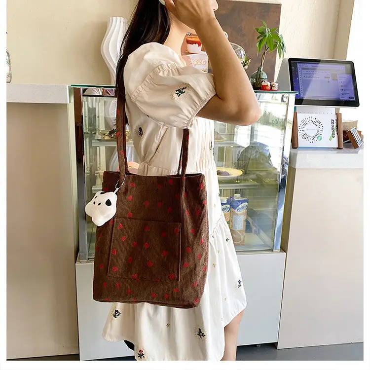 Strawberry Printed Women's Shoulder Bag Summer — feature 36