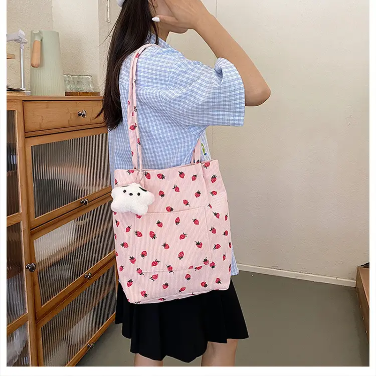 Strawberry Printed Women's Shoulder Bag Summer — feature 42