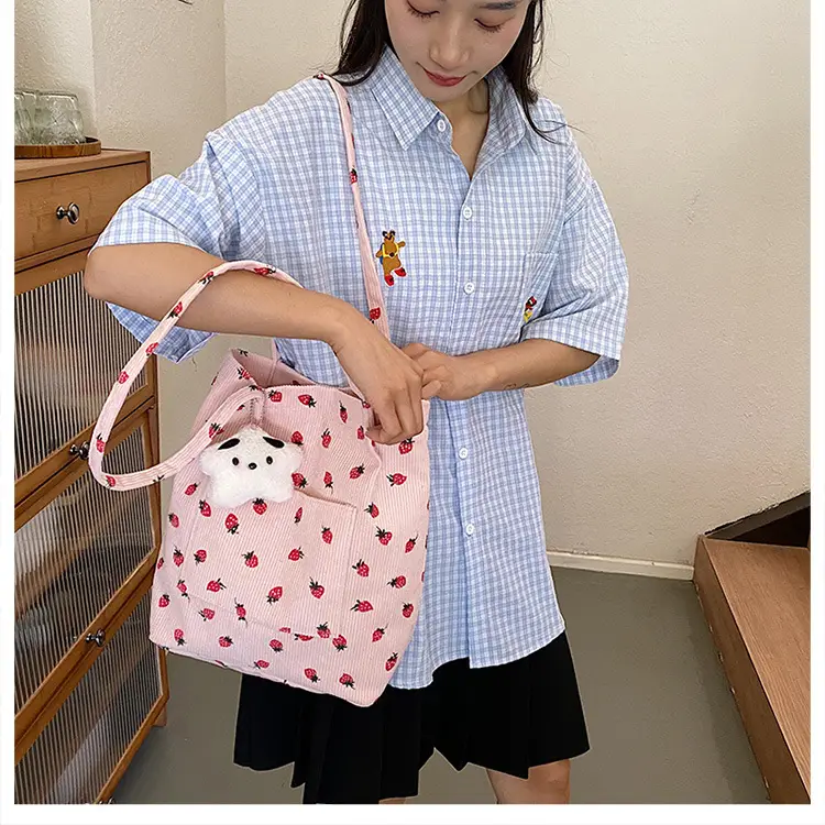 Strawberry Printed Women's Shoulder Bag Summer — feature 44