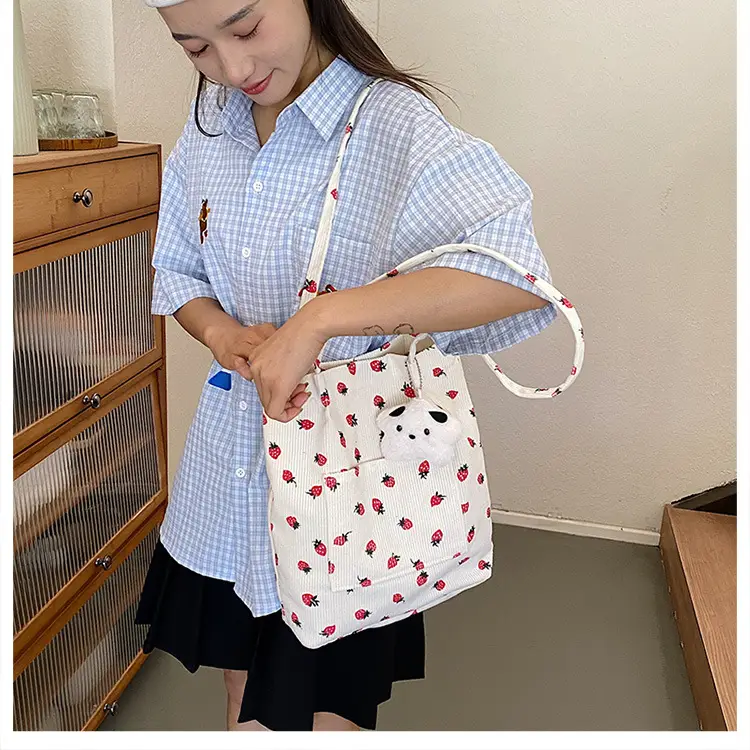 Strawberry Printed Women's Shoulder Bag Summer — feature 46