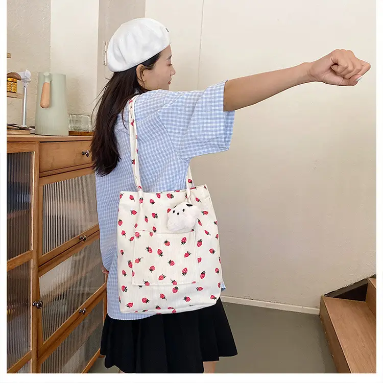 Strawberry Printed Women's Shoulder Bag Summer — feature 47