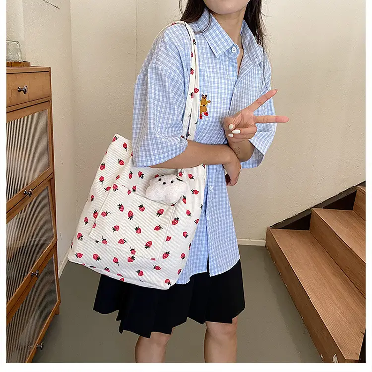 Strawberry Printed Women's Shoulder Bag Summer — feature 49