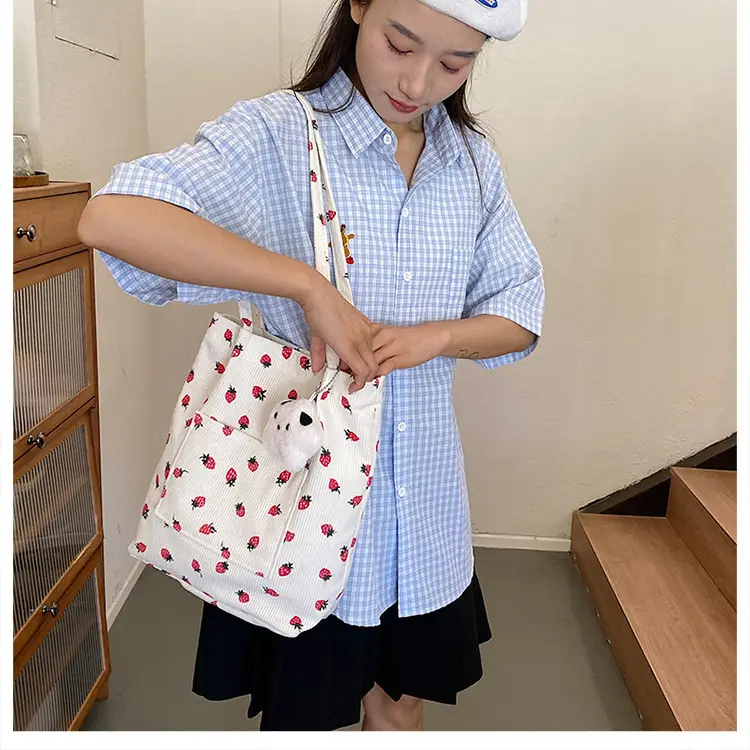 Strawberry Printed Women's Shoulder Bag Summer — feature 50