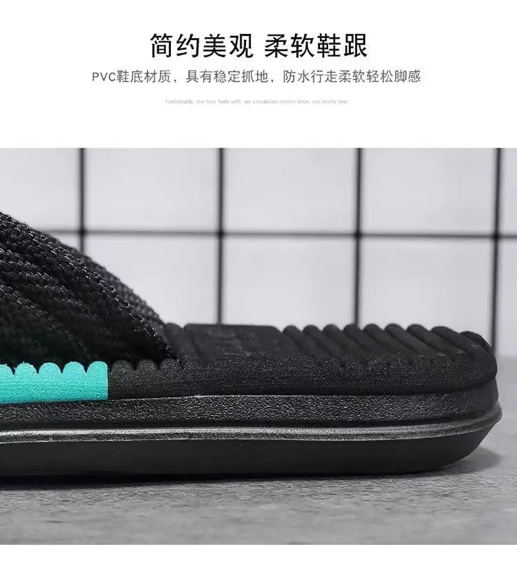 Cross-border flip-flops men's trendy outwear flip-flops summer beach shoes in stock wholesale men slippers — feature 8