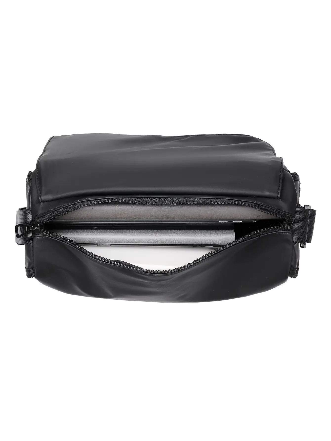 Men's Black Crossbody Shoulder Bag Korean Style - Image 7