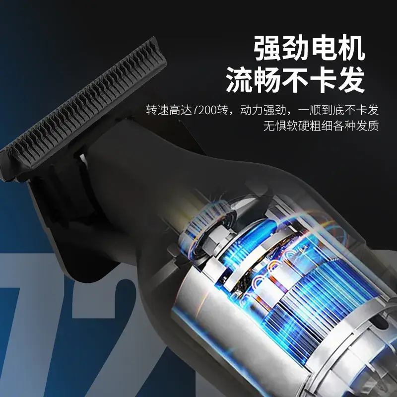 Electric Hair Clipper with Gradient Trim & Large Battery - Image 5