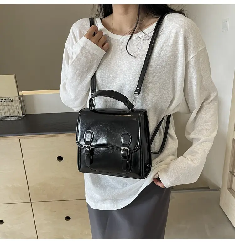 Red Shoulder Bag Women 2024 College Style All-match — feature 14