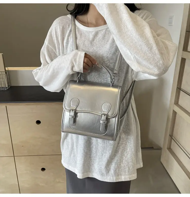 Red Shoulder Bag Women 2024 College Style All-match — feature 17