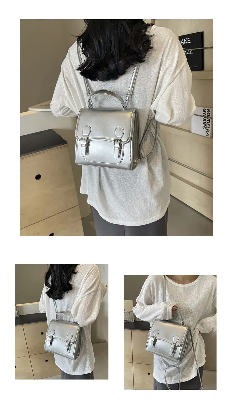 Red Shoulder Bag Women 2024 College Style All-match — feature 21