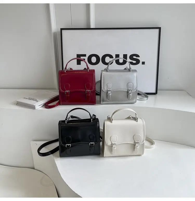 Red Shoulder Bag Women 2024 College Style All-match — feature 23