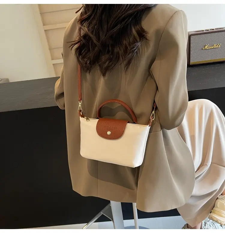 Women's 2024 Shoulder Crossbody Bag Brown Oxford Cloth — feature 19